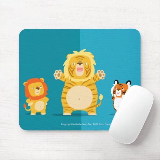 ligerおよび彼の誇りを持ったな親mousepad マウスパッド (マウス)