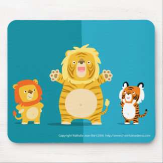 ligerおよび彼の誇りを持ったな親mousepad マウスパッド