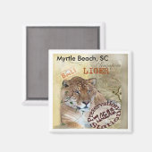 Liger Magnet – マートルビーチ, SC マグネット (正面/裏面)