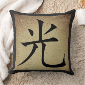 LIGHT 中国の Symbolアジアテーマスクエア クッション (ブランケット)