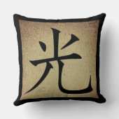 LIGHT 中国の Symbolアジアテーマスクエア クッション (裏面)