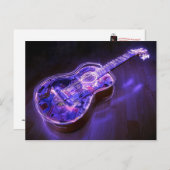 Light 絵画's :ギター – ポストカード (正面/裏面)
