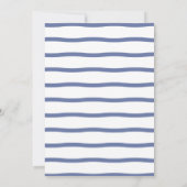 Light 航海の house Ahoy It's a Boy Baby Shower 招待状 (裏面)