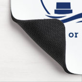 Light 航海の house Your Boat or Name Blue マウスパッド (コーナー)