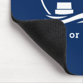 Light 航海の house Your Boat or Name Navy マウスパッド (コーナー)