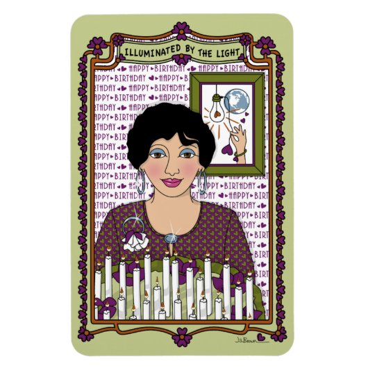 Light_A_4x6冷蔵庫磁石で照明 マグネット (縦)