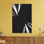 Light Abyss Geometry キャンバスプリント (インサイチュ (リビング))