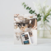 Light Academia Art Journaling Aesthetic ポストカード (スタンド正面)