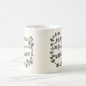 Light Academia Rather be in Libray book lover gift コーヒーマグカップ (中央)