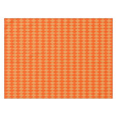 Light and Dark Orange Harlequin Diamonds Checkers  テーブルクロス (正面(横))