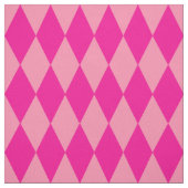 Light and Dark Pink Harlequin Diamonds Checkers  ファブリック (見本)