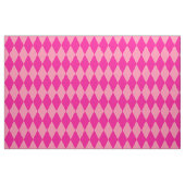 Light and Dark Pink Harlequin Diamonds Checkers  ファブリック (ファットクウォーター)