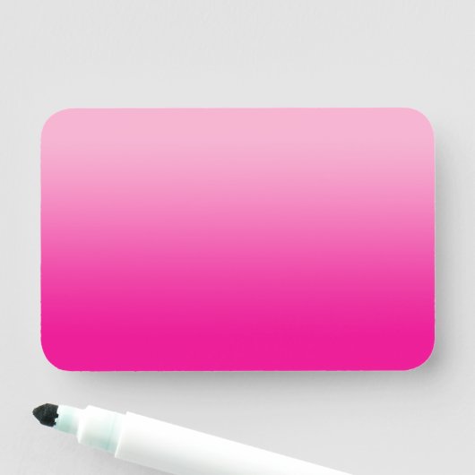 Light and Hot Pink Ombre Blank 名札 (インサイチュ)