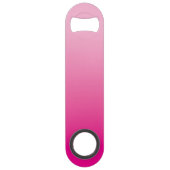 Light and Hot Pink Ombre Script Name スピード栓抜き (裏面)