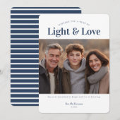 Light and Love ハヌカの写真 シーズンカード (正面/裏面)