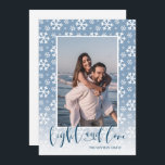 Light and Love Snowy Hanukkahの写真 シーズンカード<br><div class="desc">共有あなたの友人や家族と季節の光と愛。</div>