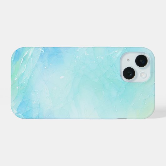 Light and Water Abstract Art Phone Case iPhone 15ケース (裏面横)