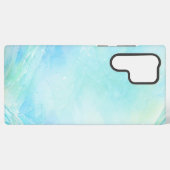 Light and Water Abstract Art Phone Case Samsung Galaxyケース (裏面横)