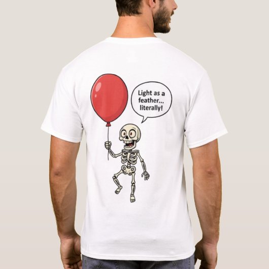 Light_as_a_feather__literally Tシャツ (裏面)