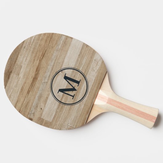 Light Ash Wood Monogram 卓球ラケット (横)