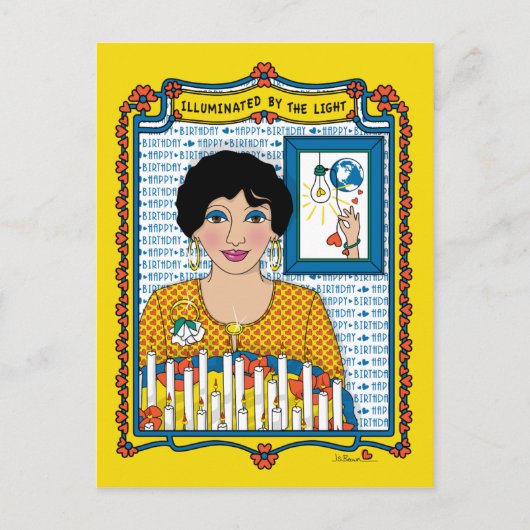 Light_B_ポストカードで照らされる ポストカード (正面)