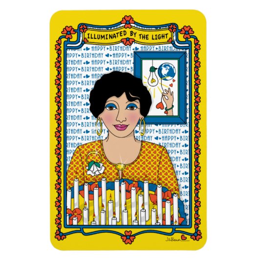 Light_B_4x6冷蔵庫磁石で照明 マグネット (縦)