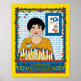 Light_B_8x10ポスターで照らされる ポスター