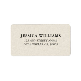 Light Beige Linen Texture Image ラベル