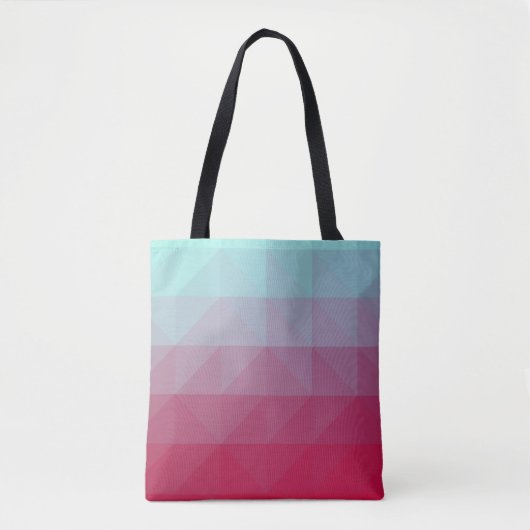 Light BLUE abstract mosaic pattern. Colorful abstr トートバッグ (正面)