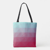 Light BLUE abstract mosaic pattern. Colorful abstr トートバッグ (裏面)