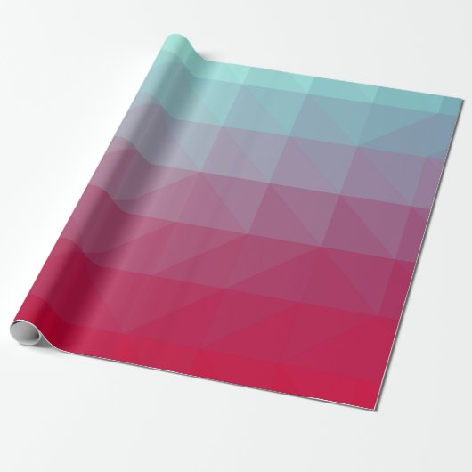 Light BLUE abstract mosaic pattern. Colorful abstr ラッピングペーパー (アンロールド)