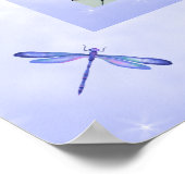 Light Blue and Turquoise Quinceanera Welcome Sign ポスター (角)