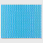 Light Blue and White Polka Dots  ラッピングペーパー (フラット)
