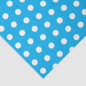 Light Blue and White Polka Dots  薄葉紙 (詳細)