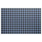Light Blue & Black Buffalo Plaid ファブリック (ファットクウォーター)