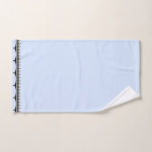 Light Blue Black Trim バスタオルセット (ハンドタオル)