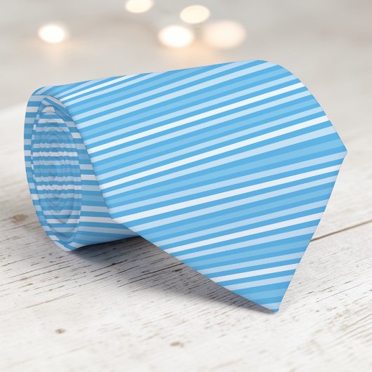 Light Blue Color Stripes Necktie ネクタイ