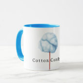 Light Blue Cotton Candy  マグカップ (正面左)