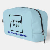 Light Blue Dopp Kitのビジネス名とロゴ ドップキット (右コーナー)