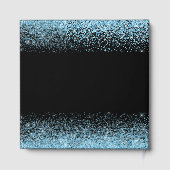 Light Blue Dress Faux Glitter Sweet 16 Birthday ゲストブック (裏面)