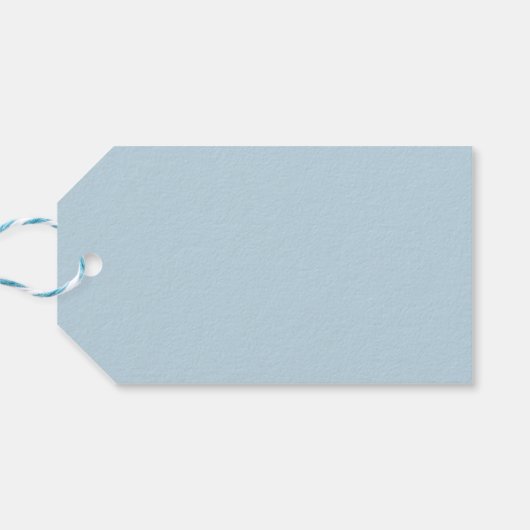 Light Blue “Easter” Script  ギフトタグ (裏面横)