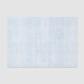 Light Blue Faux Linen Bridal Shower 薄葉紙 (正面)