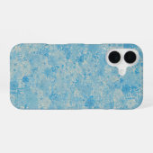 Light Blue Floral Field Phone Case iPhone 16ケース (裏面横)