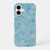 Light Blue Floral Field Phone Case iPhone 16ケース (裏面)
