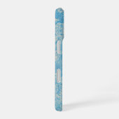 Light Blue Floral Field Phone Case iPhone 16ケース (右側面)