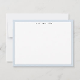 Light Blue Frame Note Card 招待状