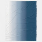 Light Blue Gradient Fleece Blanket - Cozy Home フリースブランケット (正面)