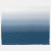 Light Blue Gradient Fleece Blanket - Cozy Home フリースブランケット (正面(横))