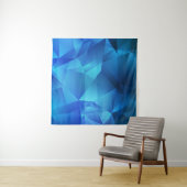 Light BLUE gradient triangles template. Creative i タペストリー (インサイチュ(横))