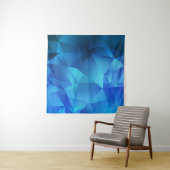Light BLUE gradient triangles template. Creative i タペストリー (インサイチュ)